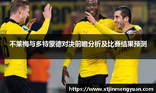 不莱梅与多特蒙德对决前瞻分析及比赛结果预测